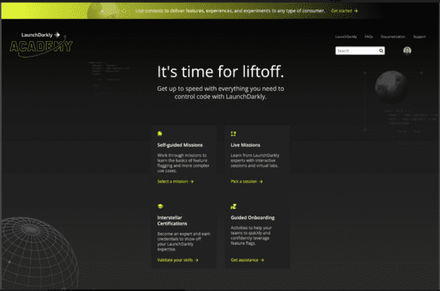 LaunchDarkly Academy powered by Skilljar