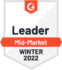 G2 Leader Mid-Market in Customer Education