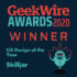 GeekWire UX Design of the Year Award Badge